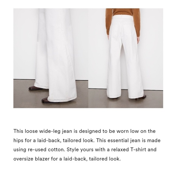 FRAME Le Baggy Palazzo  Wide Leg Jeans Sz 28 - Picture 13 of 15